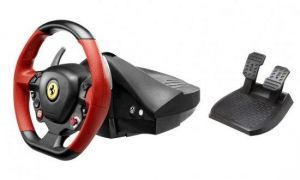 הגה מירוצים עם דוושות Thrustmaster Ferrari 458 Spider לאקסבוקס ONE כולל משחק Forza Horizon 4